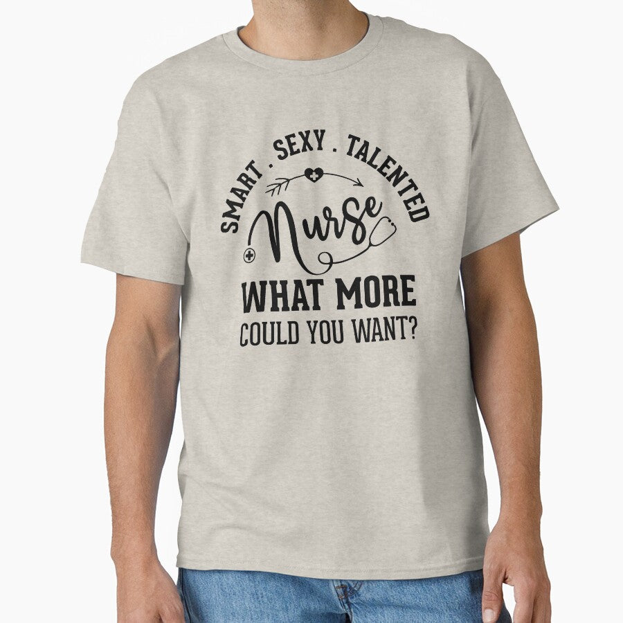Talented Nurse - Smart Nurse - Nurse Sayings - Slogan Quotes Nursing by BestUncommonTee T-Shirts, Hoodie,... (Image 1)