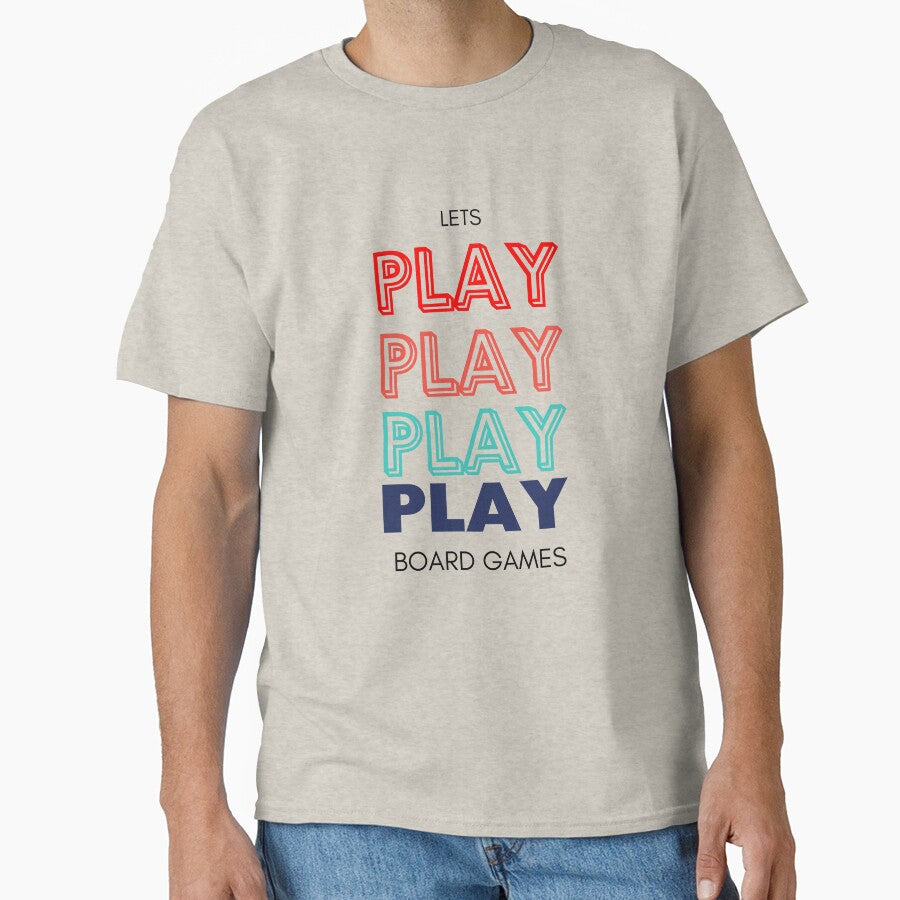 Lets Play Board Games Colorful Design by roll4fun T-Shirts, Hoodie, Sweatshirt | BlankRebels.com (Image 1)