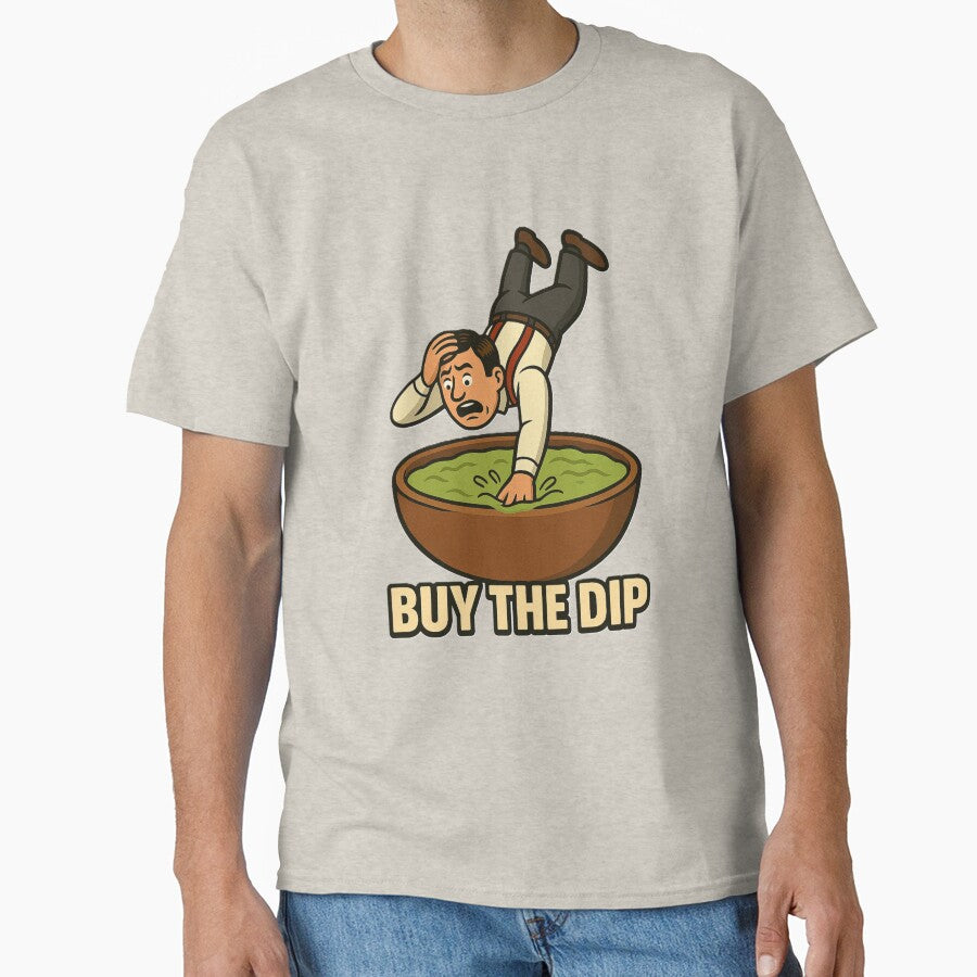Buy the Dip- Retro Trader Guacamole Dive by Gooralwwl T-Shirts, Hoodie, Sweatshirt | BlankRebels.com (Image 1)
