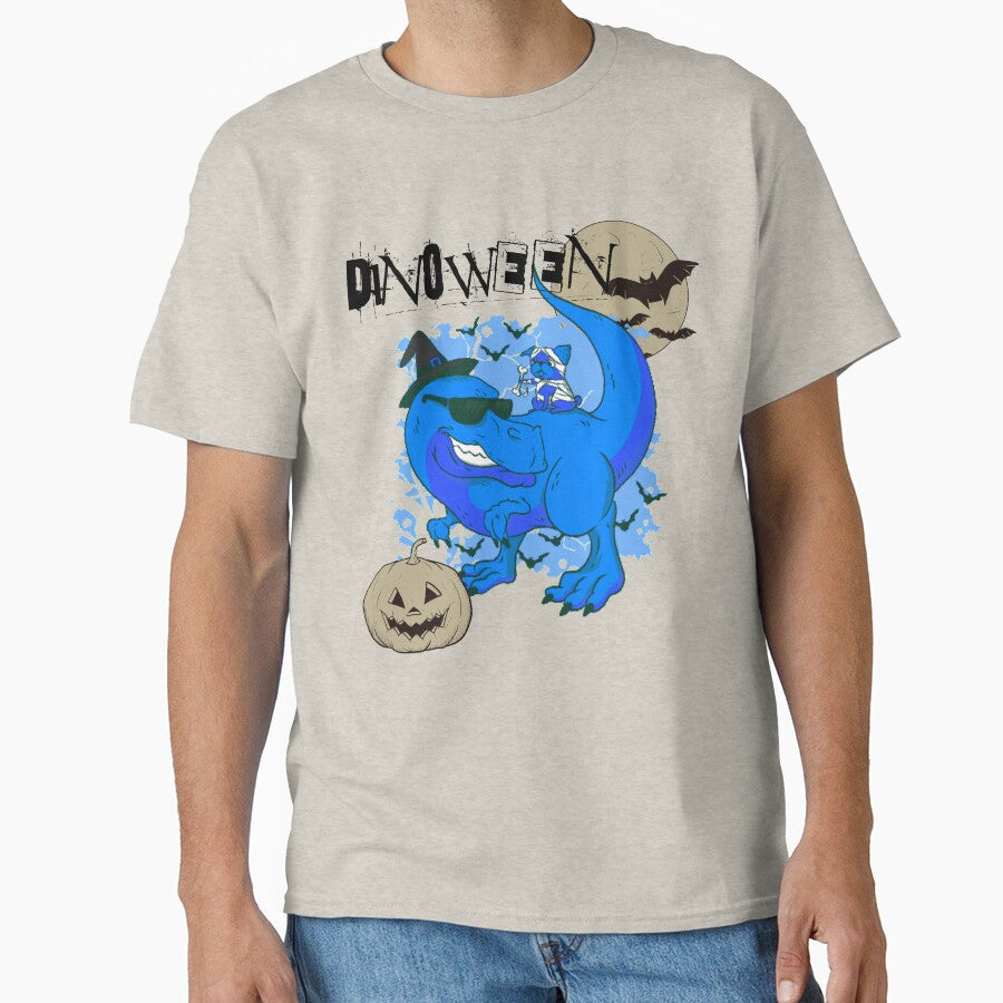 Dinoween Halloween Dinosaur by Beluved T-Shirts, Hoodie, Sweatshirt | BlankRebels.com (Image 1)