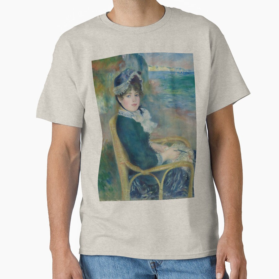 Sunset painting, Sunset Artwork, By the Seashore by danaJG T-Shirts, Hoodie, Sweatshirt | BlankRebels.com (Image 1)