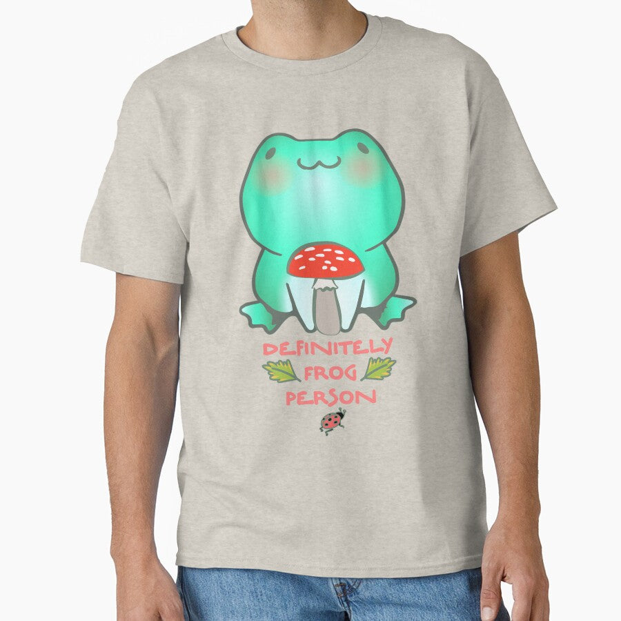 Definitely Frog Person MILF Toadstool T-Shirt | Hoodie | Top by MonkeyPaper Sweatshirt | BlankRebels.com (Image 1)