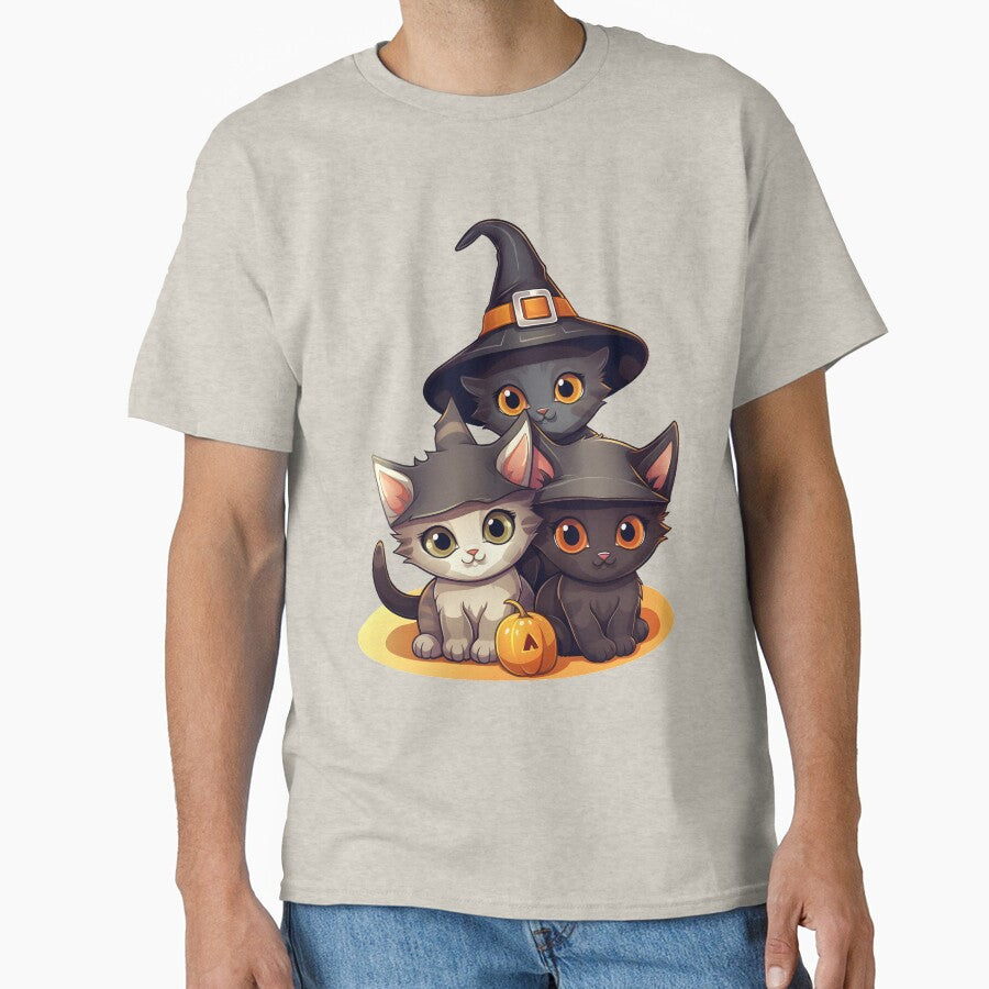 Adorable Halloween Kittens - Purrfectly Spooky and Cute! by Moo7shop T-Shirts, Hoodie, Sweatshirt | BlankRebels.com (Image 1)