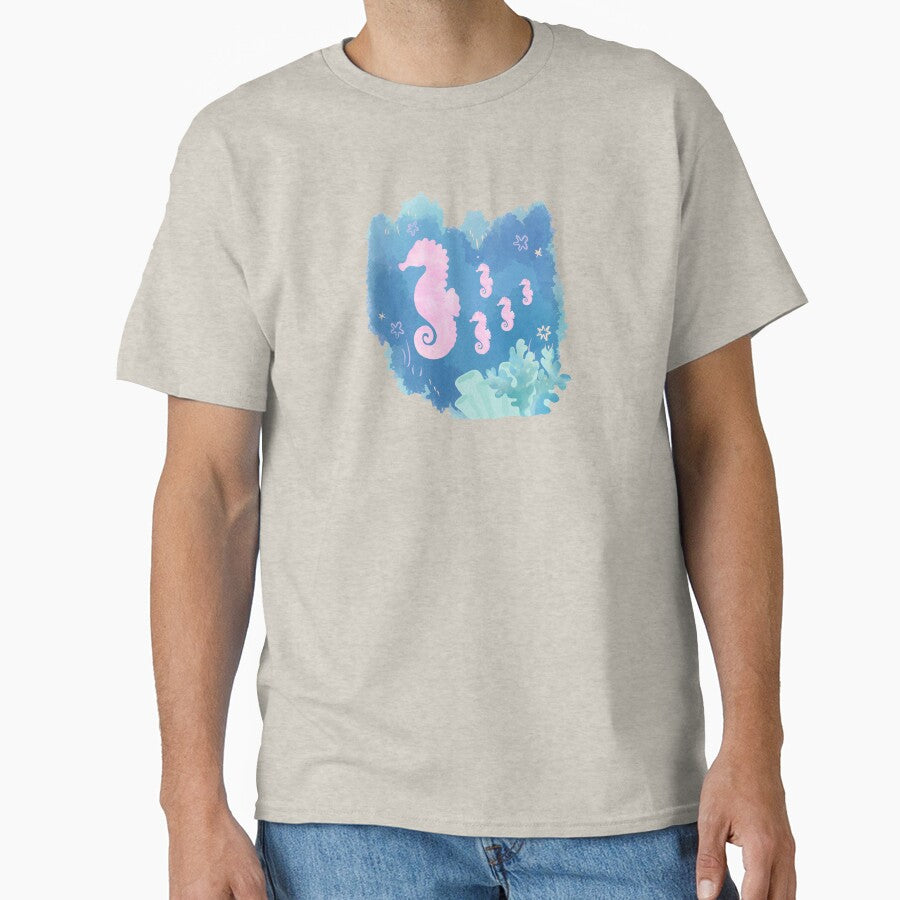Under the Seahorse by joannamichelled T-Shirts, Hoodie, Sweatshirt | BlankRebels.com (Image 1)