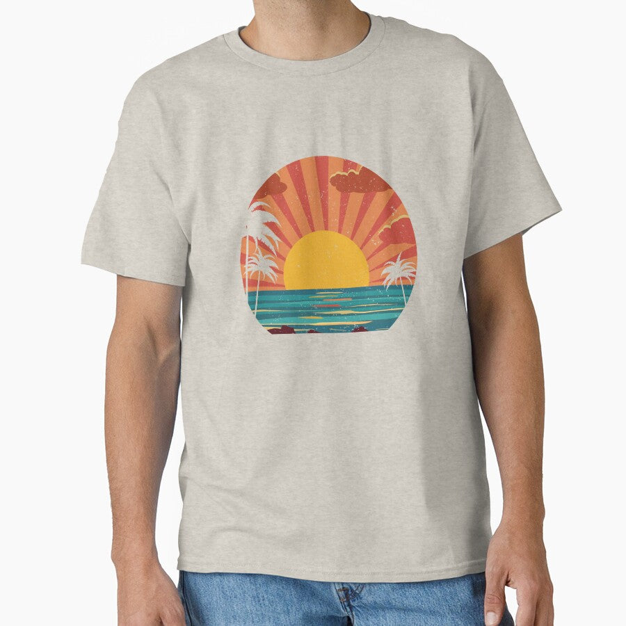 retro ocean wave by Luisshopp T-Shirts, Hoodie, Sweatshirt | BlankRebels.com (Image 1)