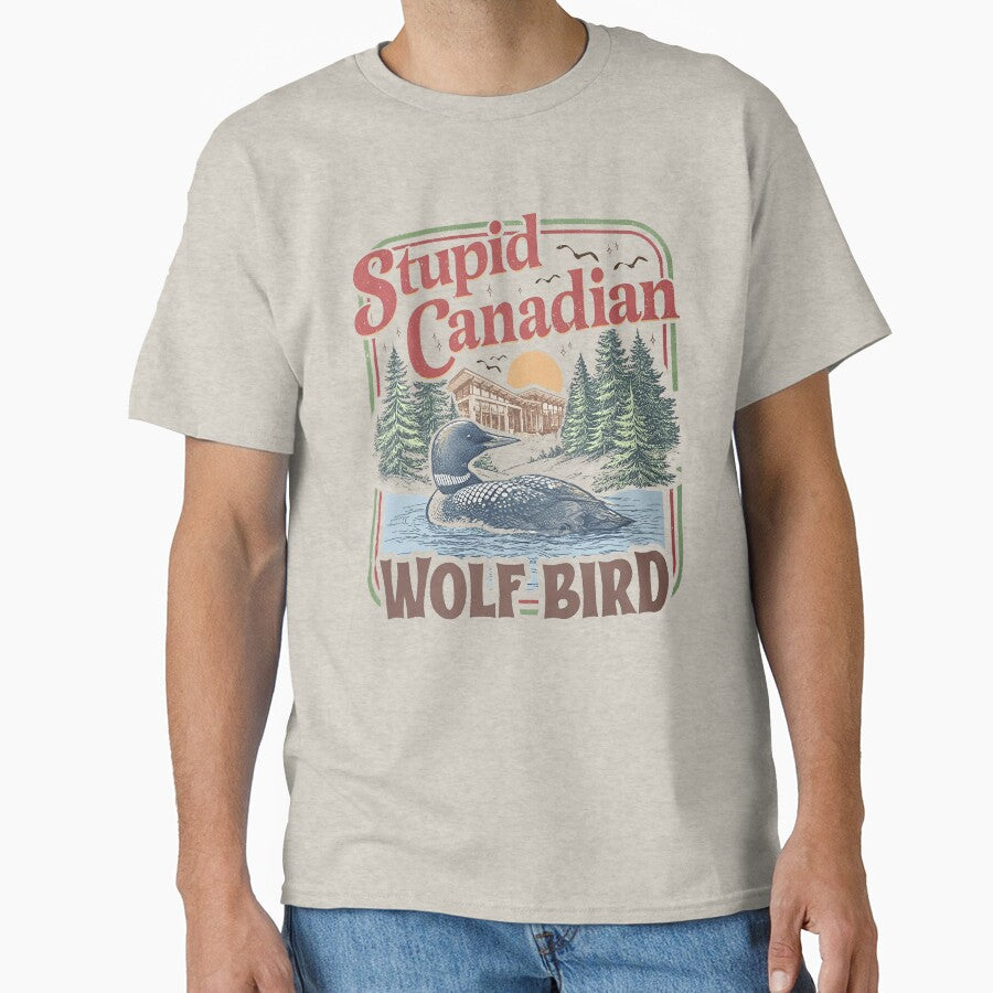 Stupid Canadian Wolf Bird Heated Rivalry Inspired Team Hollanov by M-Andrews T-Shirts, Hoodie, Sweatshirt (Image 1)