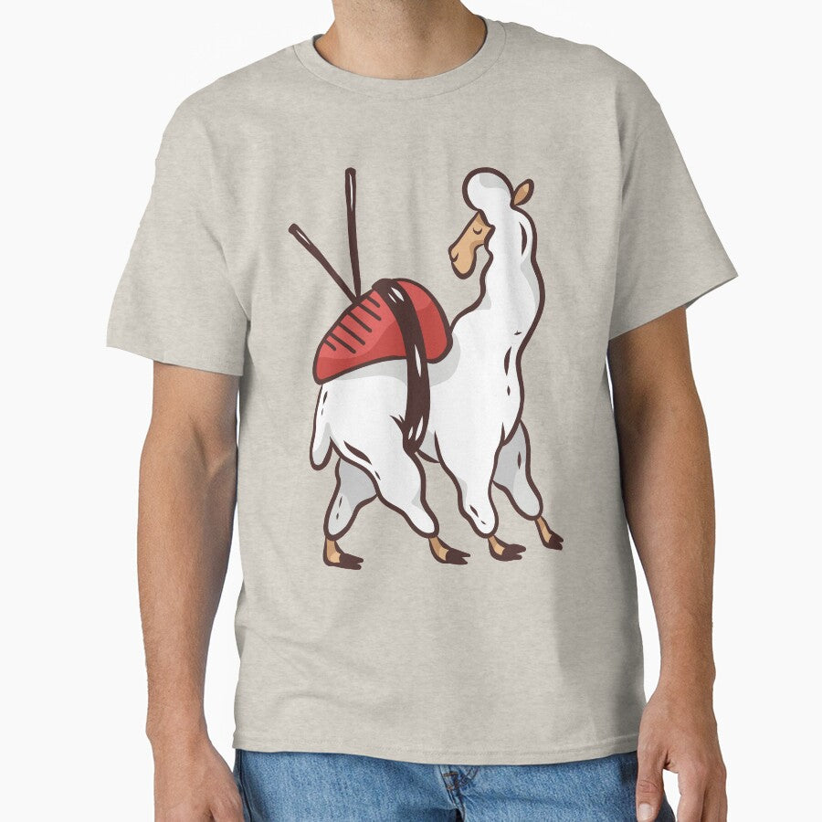 Llama Sushi Roll by OnepixArt T-Shirts, Hoodie, Sweatshirt | BlankRebels.com (Image 1)