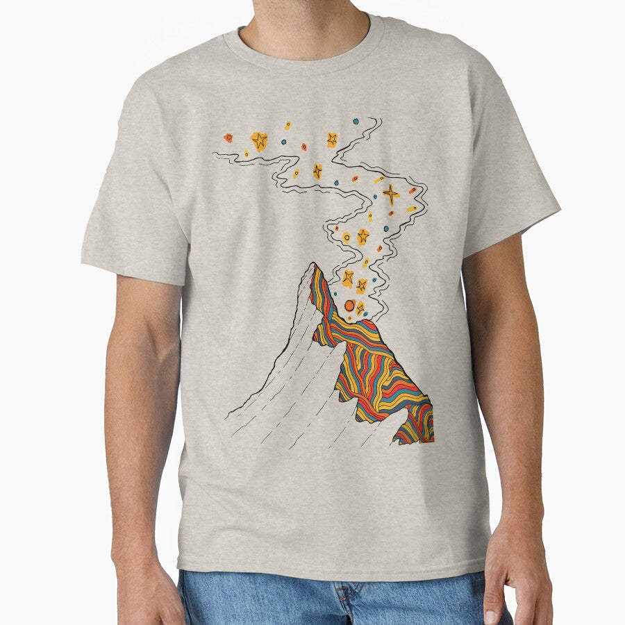 Starry rainbow peak by Swadeillustrations T-Shirts, Hoodie, Sweatshirt | BlankRebels.com (Image 1)