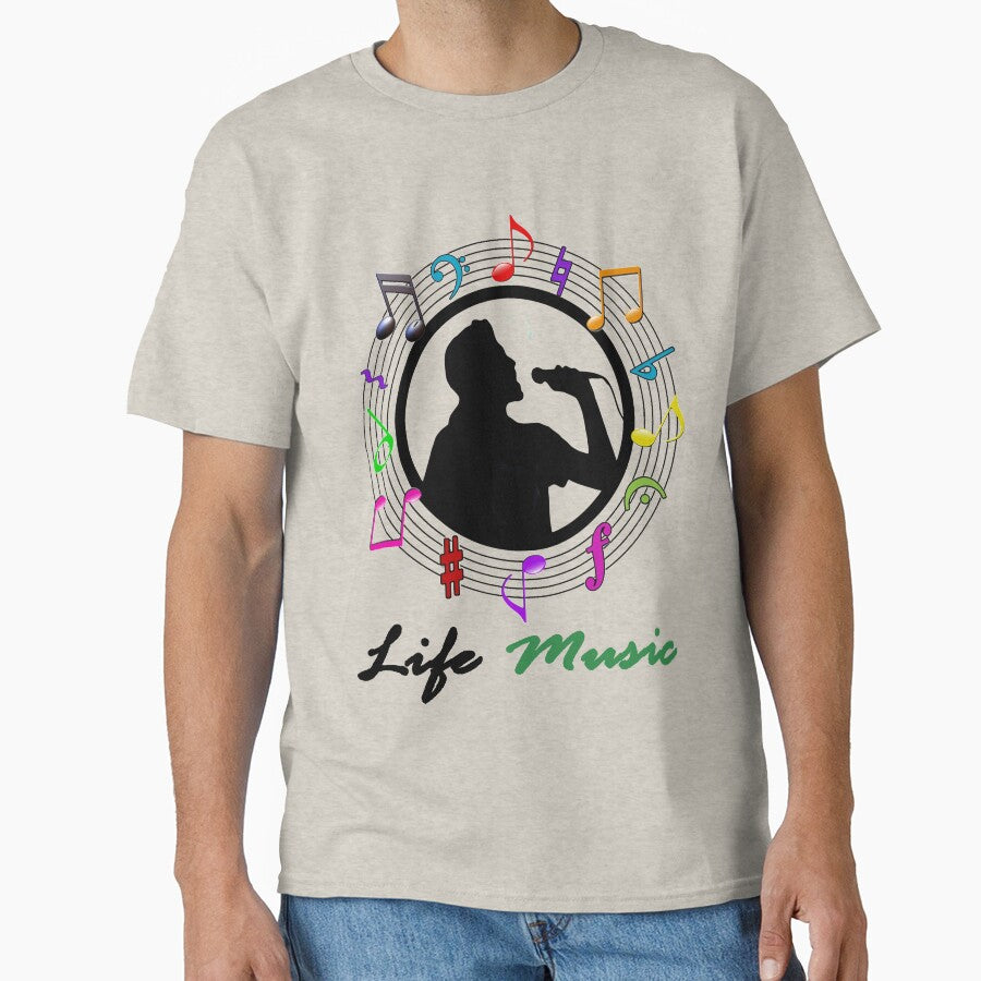 Life is Music by Niwain T-Shirts, Hoodie, Sweatshirt | BlankRebels.com (Image 1)