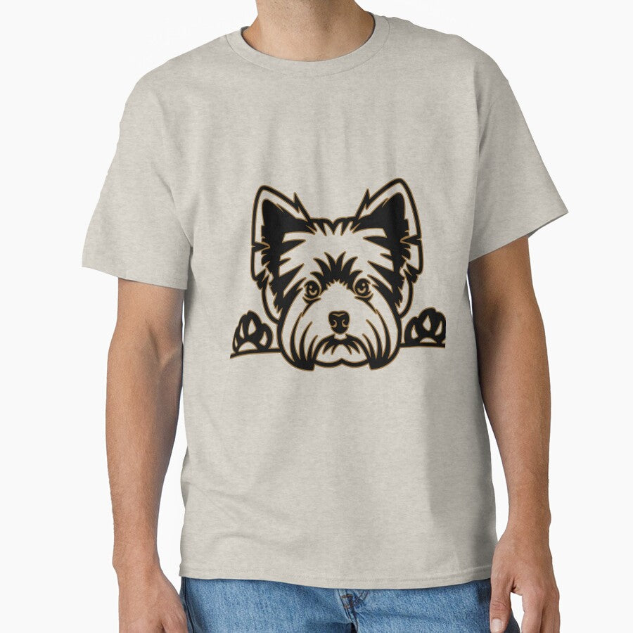 A Cute Yorkshire Terrier – Adorable and Full of Charm by CoolX2Merch T-Shirts, Hoodie, Sweatshirt | BlankRebels.com (Image 1)
