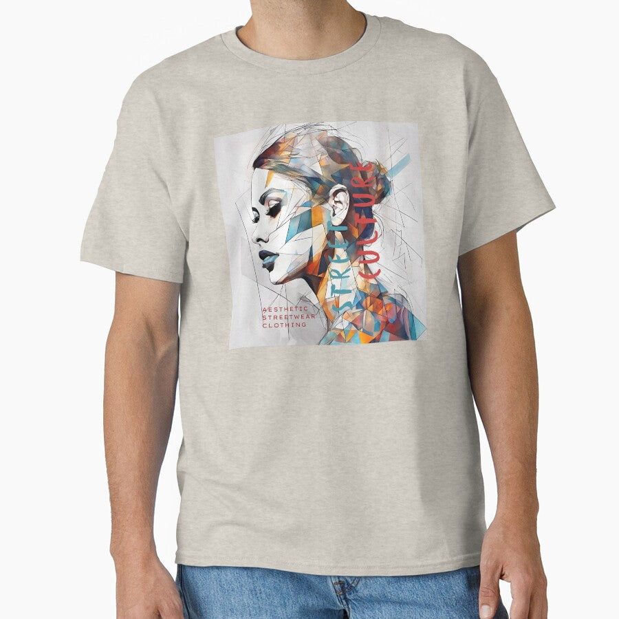 Aesthetic Girl Cubism Art by Beauxanimes T-Shirts, Hoodie, Sweatshirt | BlankRebels.com (Image 1)