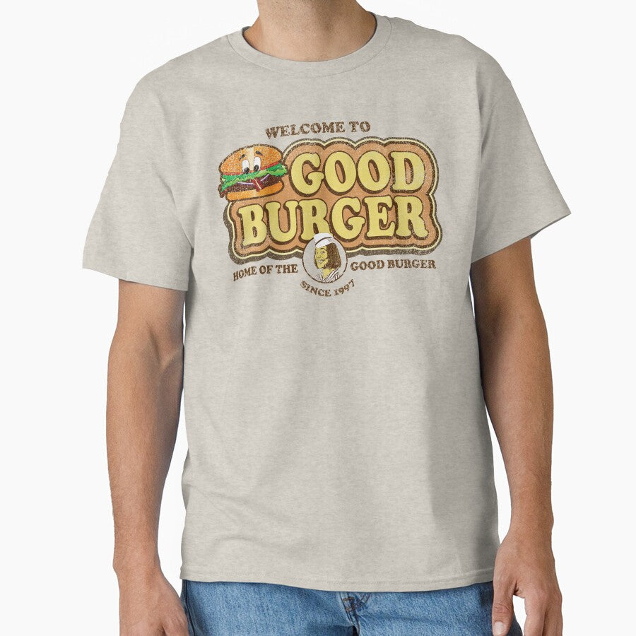 Welcome to Good Burger Worn Out by Alema Art T-Shirts, Hoodie, Sweatshirt | BlankRebels.com (Image 1)