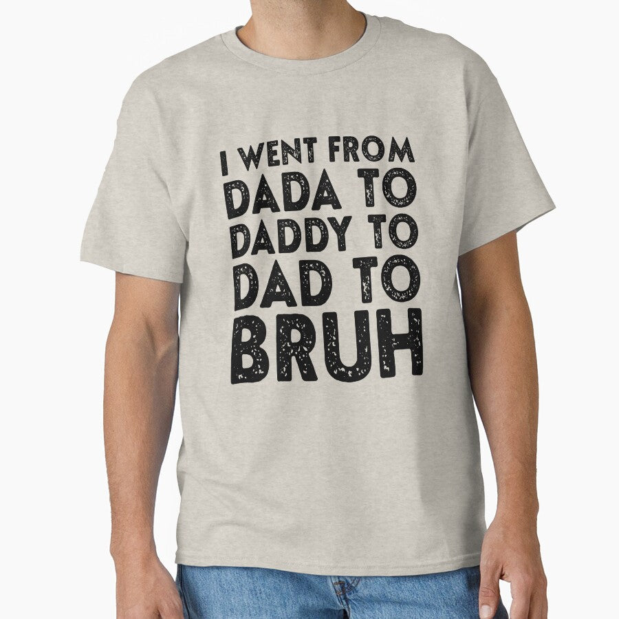 Fathers Day Dada Daddy Dad Bruh Funny Retro by JRRTs T-Shirts, Hoodie, Sweatshirt | BlankRebels.com (Image 1)
