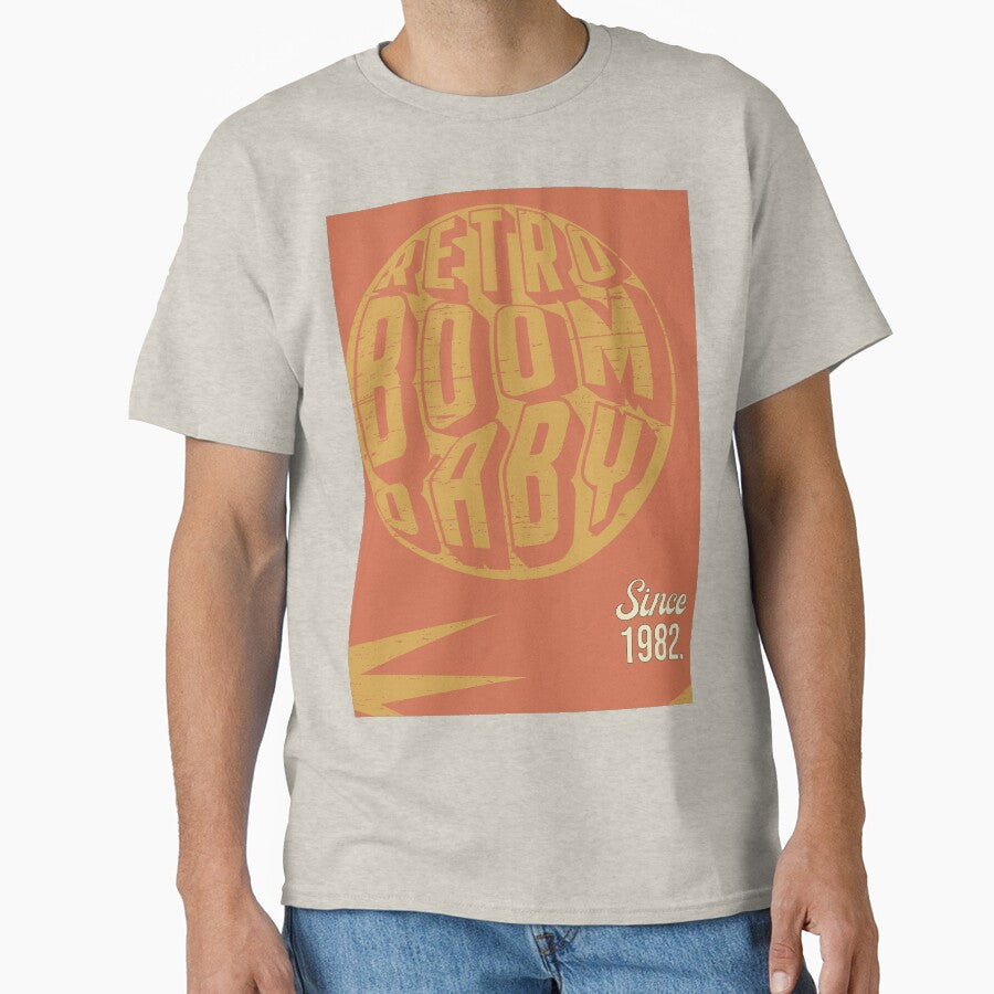 Retro BOOM Baby by Mathew Graphic T-Shirts, Hoodie, Sweatshirt | BlankRebels.com (Image 1)