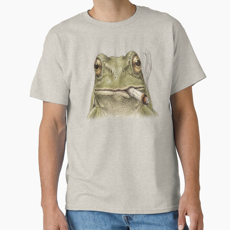 Smoking Frog. by EunsooLee T-Shirts, Hoodie, Sweatshirt | BlankRebels.com (Image 1)