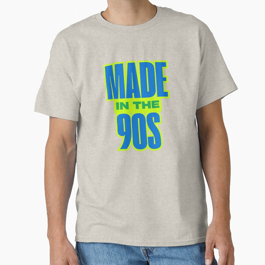 Made in the 90s- Retro Nostalgia Sticker by VirtualPalette T-Shirts, Hoodie, Sweatshirt | BlankRebels.com (Image 1)
