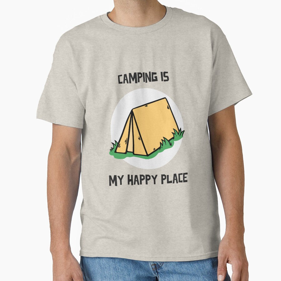 Camping Is My Happy Place Design by Artpace T-Shirts, Hoodie, Sweatshirt | BlankRebels.com (Image 1)