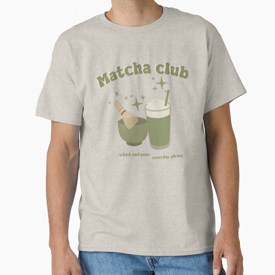 Matcha club. matcha addict. by aliceworks T-Shirts, Hoodie, Sweatshirt | BlankRebels.com (Image 1)