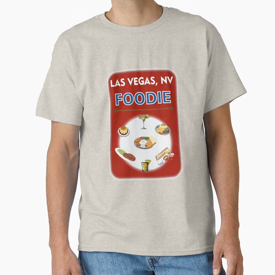 Las Vegas, NV Foodie - Desert Red Background by ThisNThatImages T-Shirts, Hoodie, Sweatshirt | BlankRebels.com (Image 1)