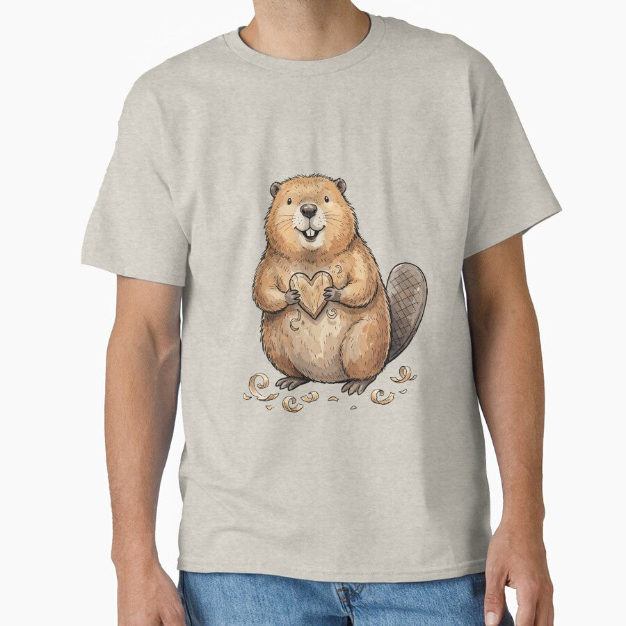 Rustic Cottagecore: Wood-Whittle Beaver by bapupa T-Shirts, Hoodie, Sweatshirt | BlankRebels.com (Image 1)