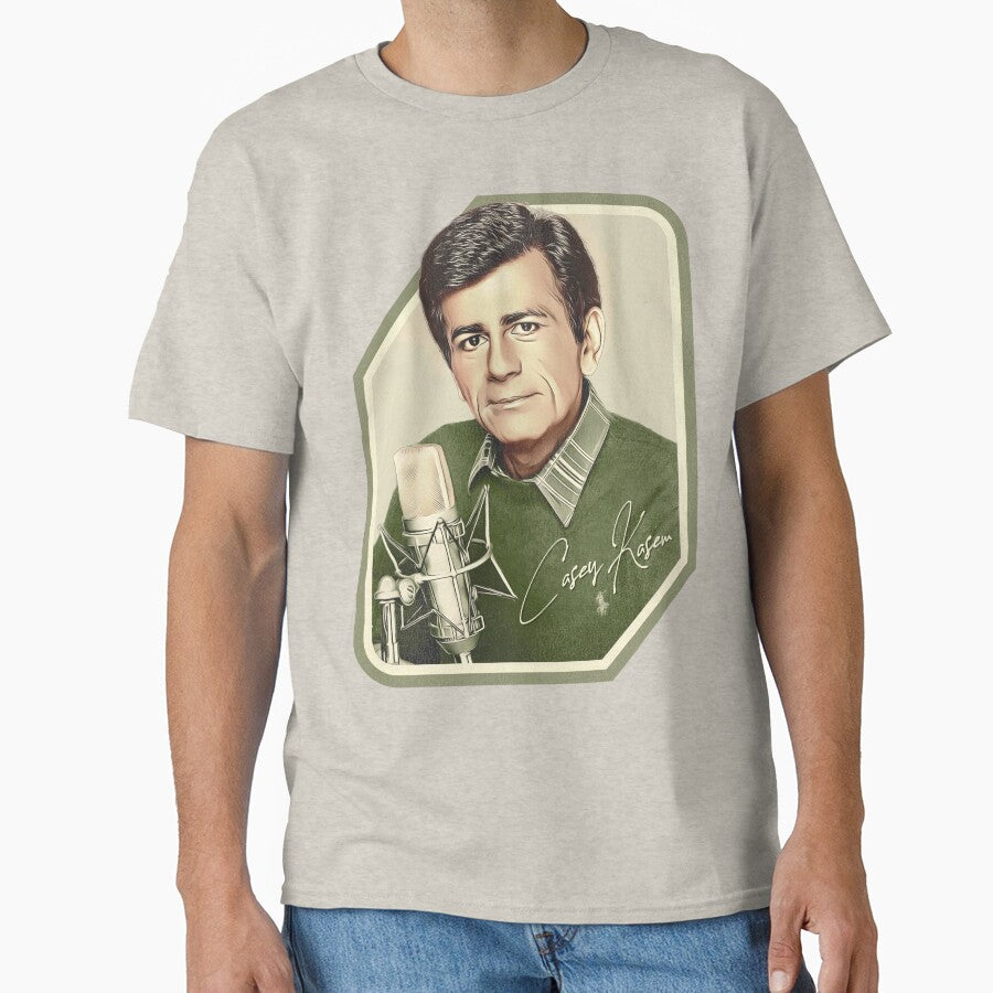 Casey Kasem / Radio DJ Top 40 Legend by acquiesce13 T-Shirts, Hoodie, Sweatshirt | BlankRebels.com (Image 1)