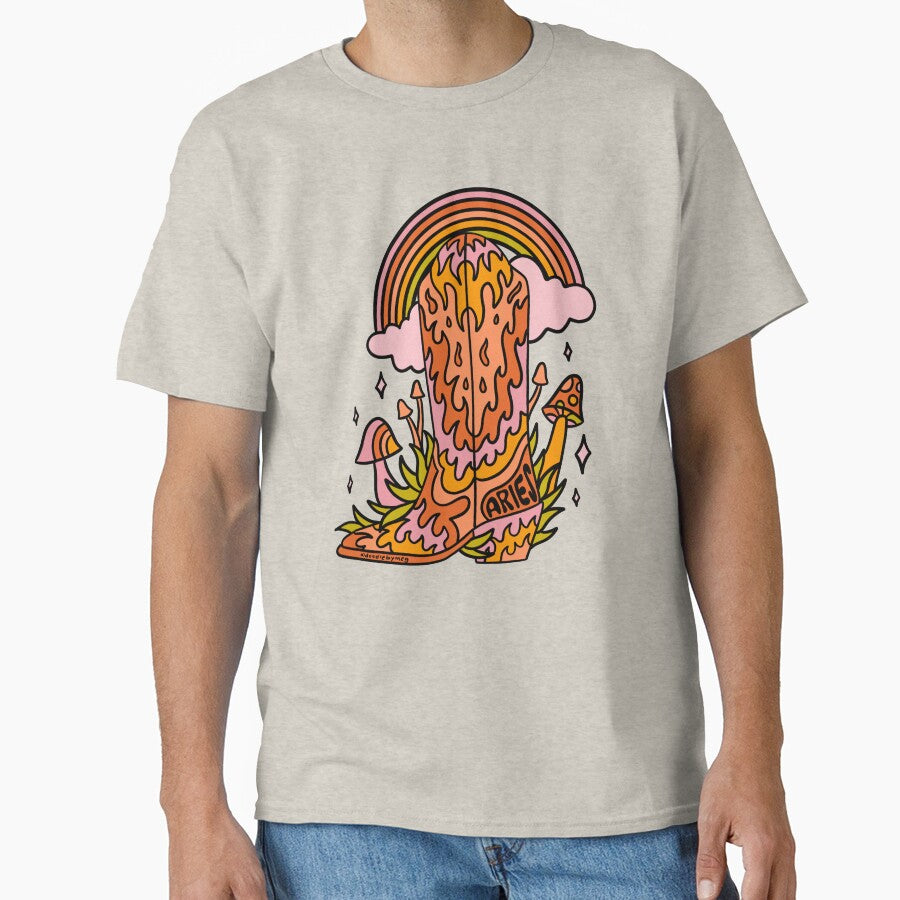 Aries Cowboy Boot T-Shirts, Hoodie, Sweatshirt