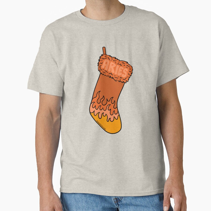 Aries Stocking by doodlebymeg T-Shirts, Hoodie, Sweatshirt | BlankRebels.com (Image 1)