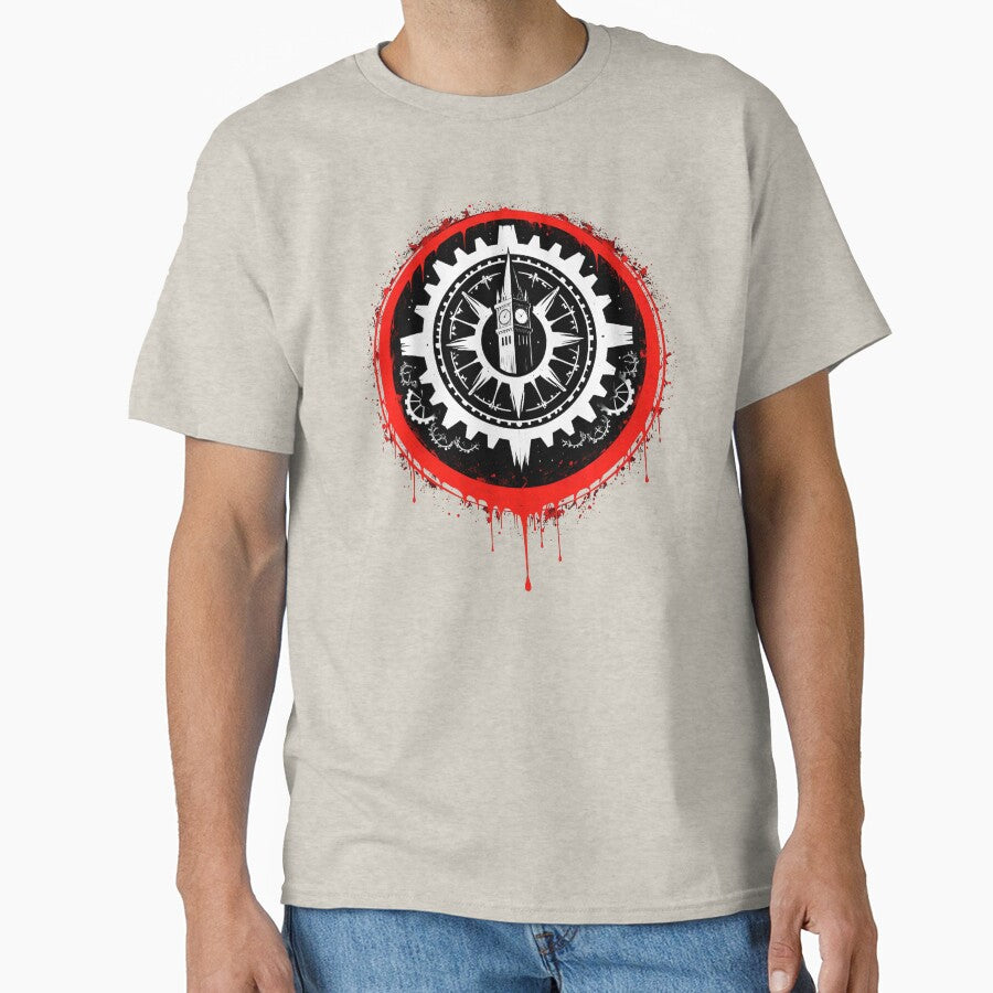 BOTC - A Blood splattered clocktower - The Ritual Gear by creative-cub T-Shirts, Hoodie, Sweatshirt (Image 1)