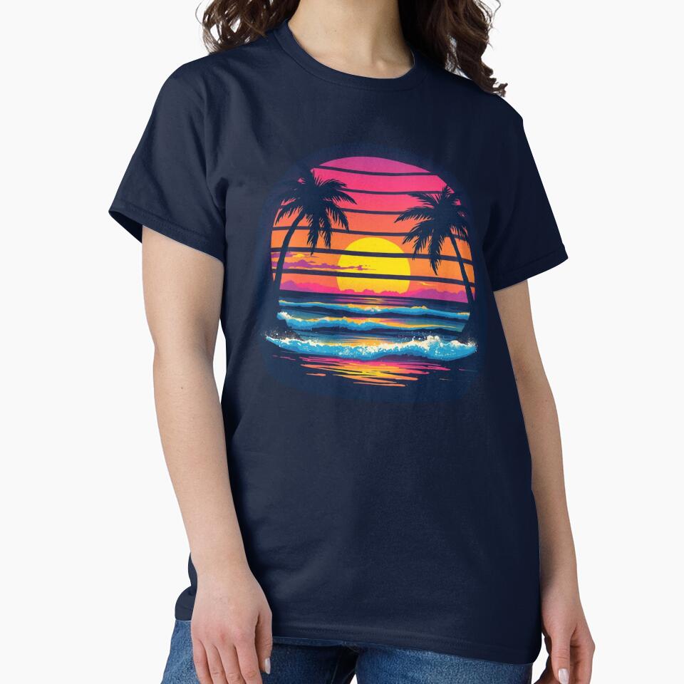 Sunset Paradise by ArtCraftLab T-Shirts, Hoodie, Sweatshirt | BlankRebels.com (Image 2)