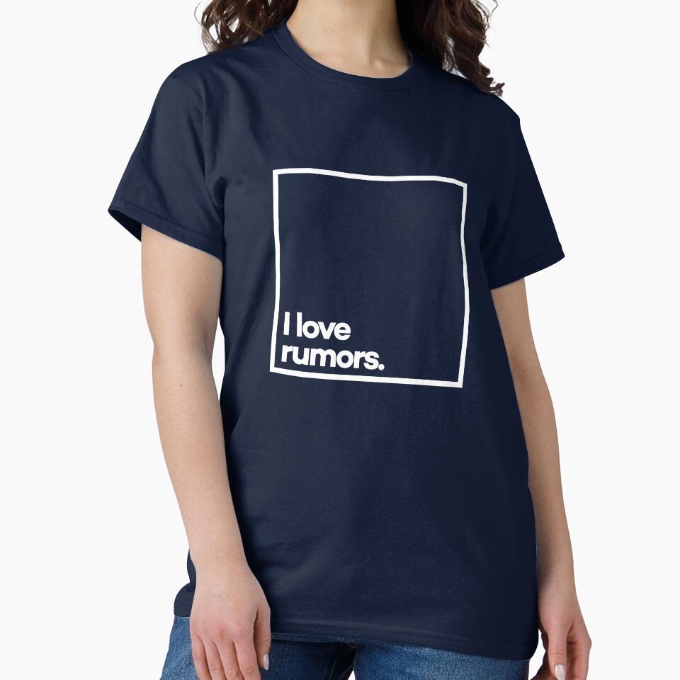 I love rumors. Minimal White Typography by meeneemal T-Shirts, Hoodie, Sweatshirt | BlankRebels.com (Image 2)