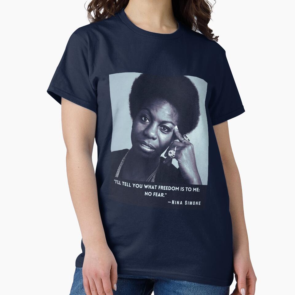 Nina Simone quote: I'll tell you what freedom is to me: no fear by artbleed