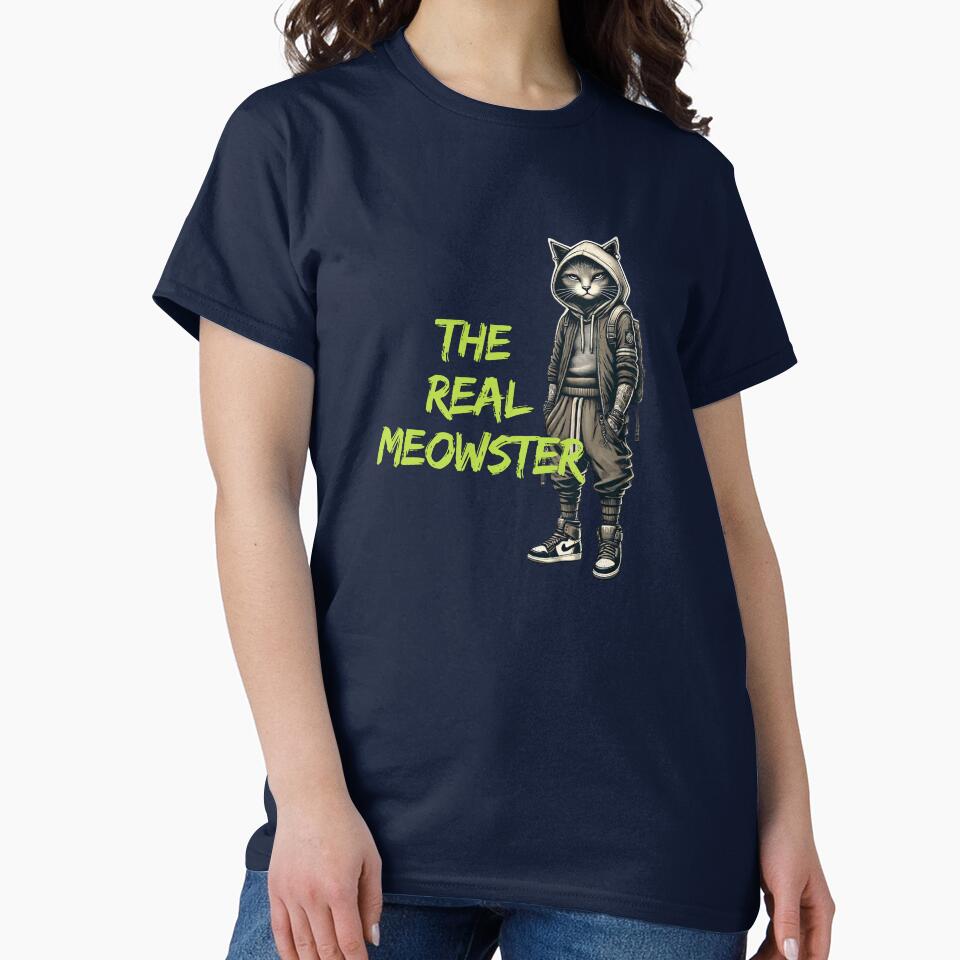 The Real Meowster T-Shirt by RedPrintLab Hoodie, Sweatshirt | BlankRebels.com (Image 2)