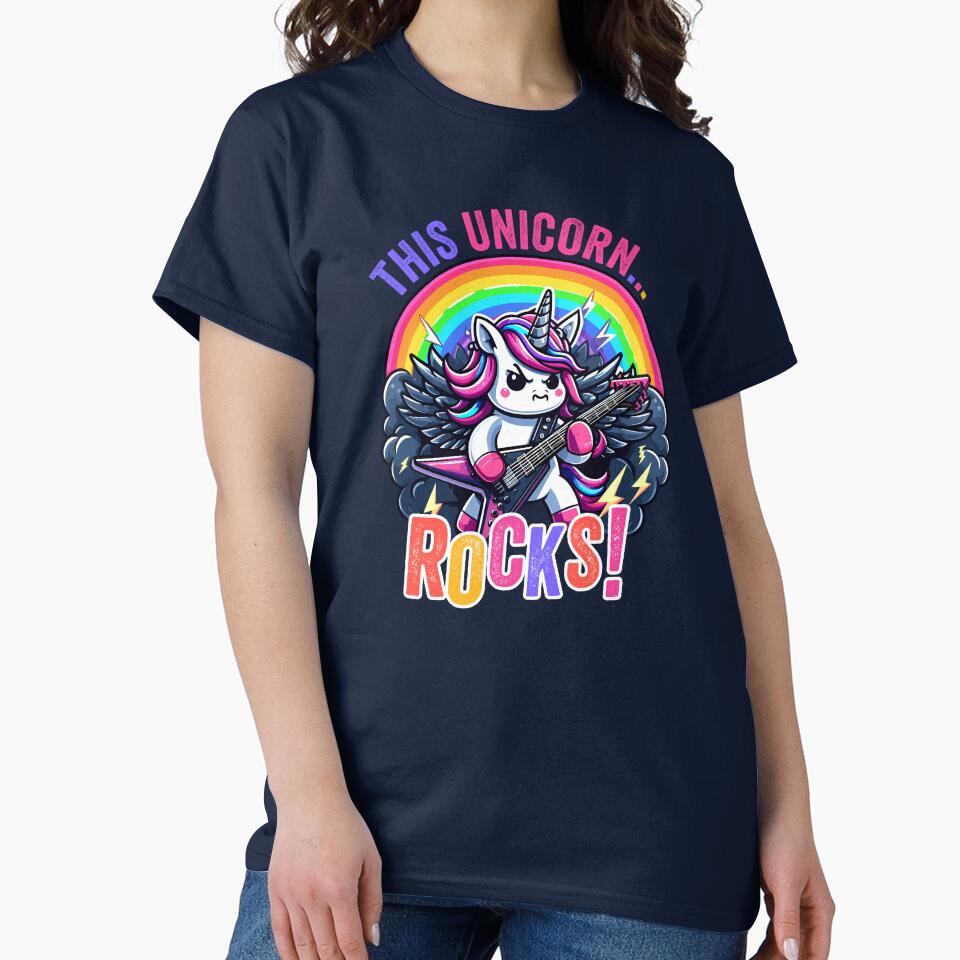 This Unicorn Rocks by Bold Thread Shop T-Shirts, Hoodie, Sweatshirt | BlankRebels.com (Image 2)