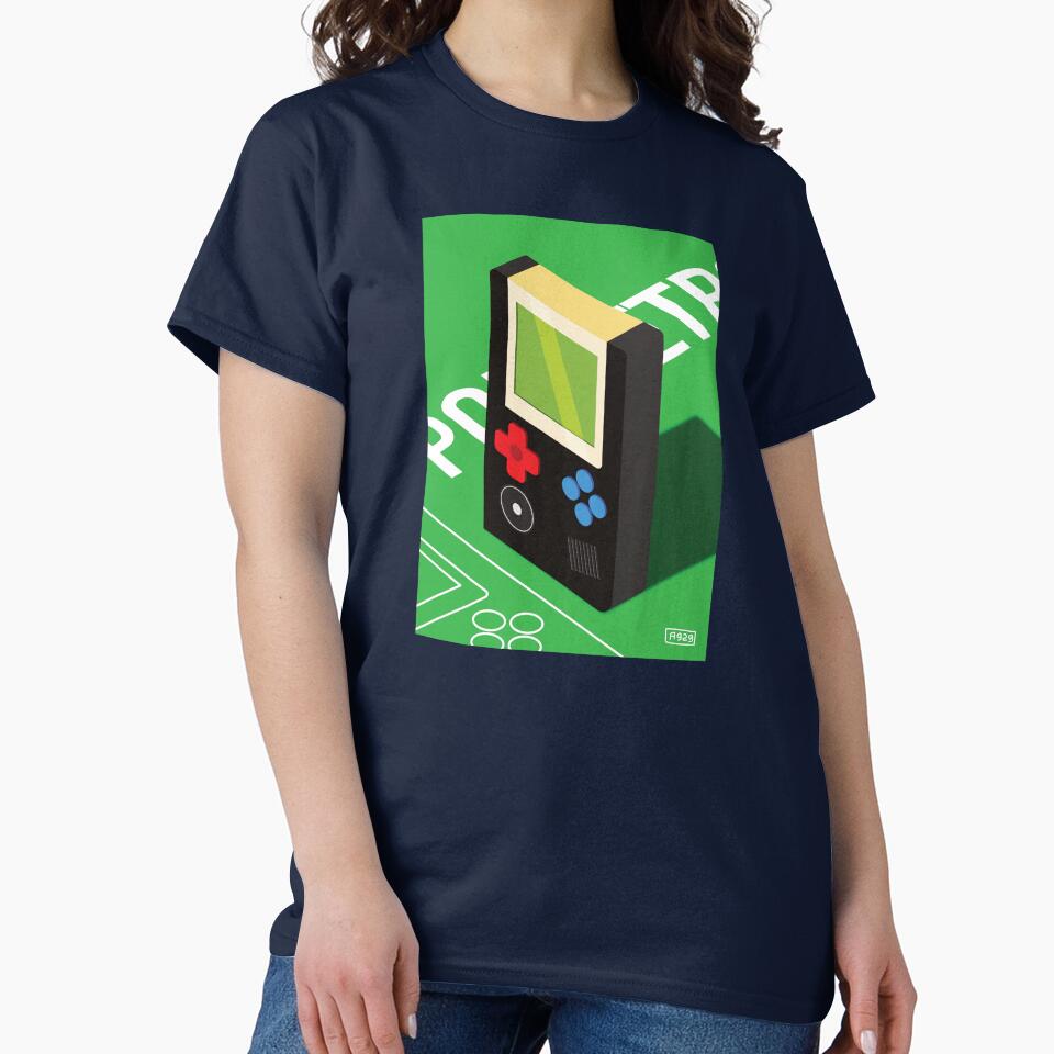 Retrolad2 Retro Style 90s gaming handheld reimagined - PopBlack by Artenine Arts T-Shirts, Hoodie, Sweatshirt (Image 2)