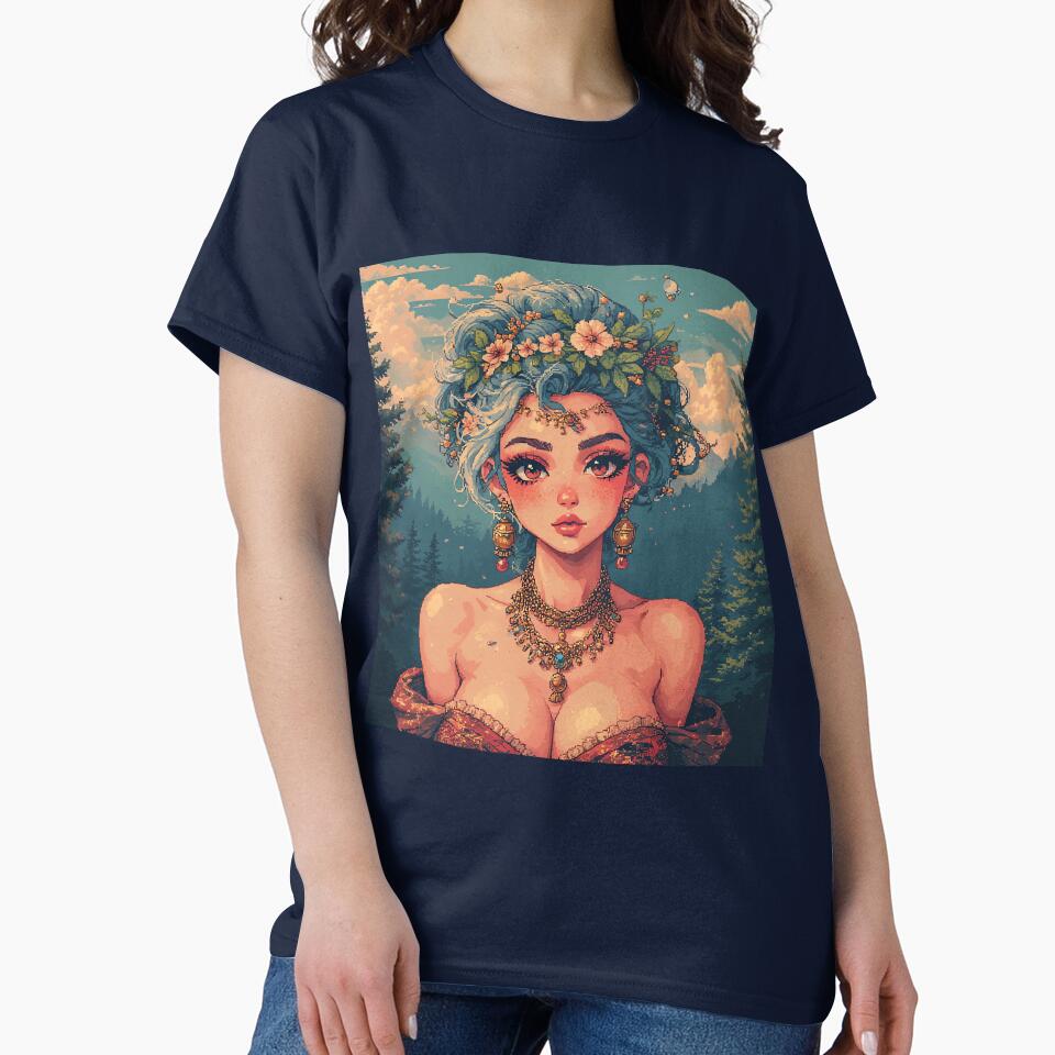 Retro Pixel Girl T-Shirts, Hoodie, Sweatshirt