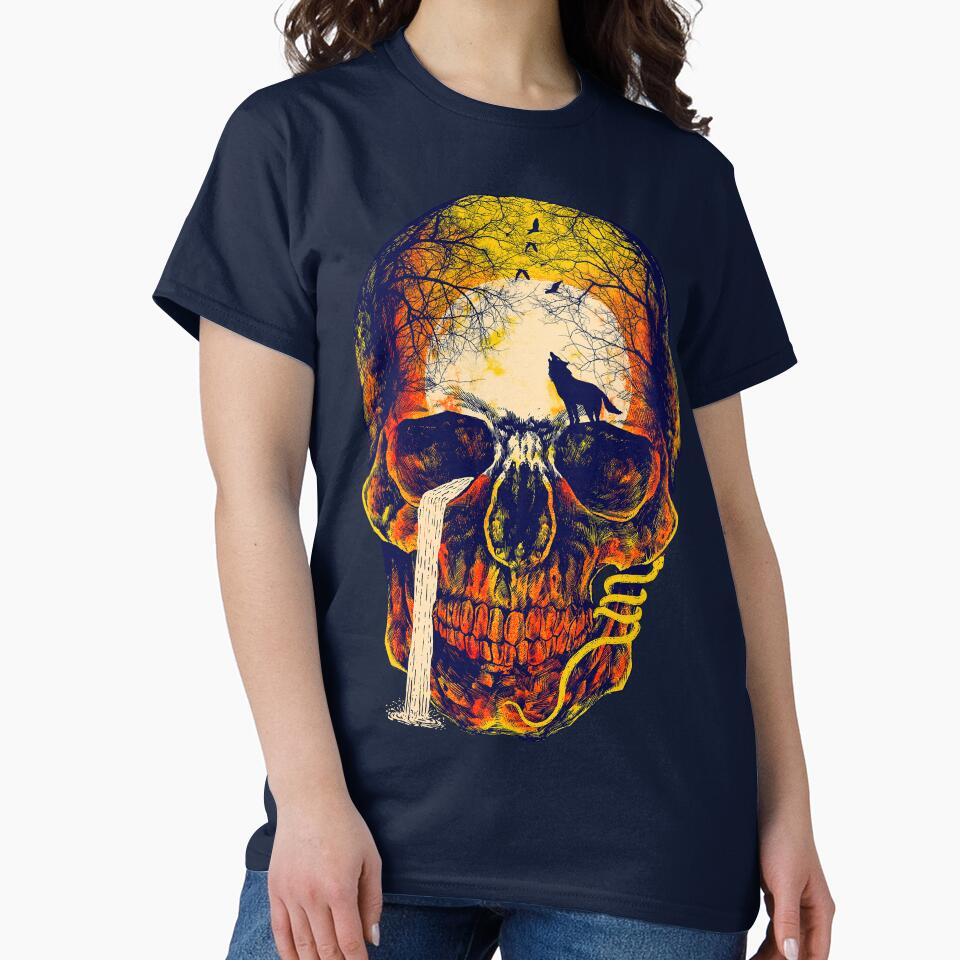 mystery skull by barmalisiRTB T-Shirts, Hoodie, Sweatshirt | BlankRebels.com (Image 2)
