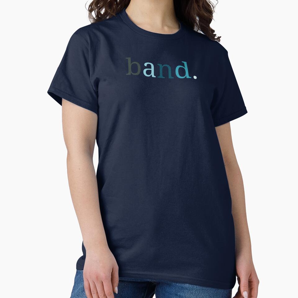 Band Blue Monochrome Title T-Shirts, Hoodie, Sweatshirt