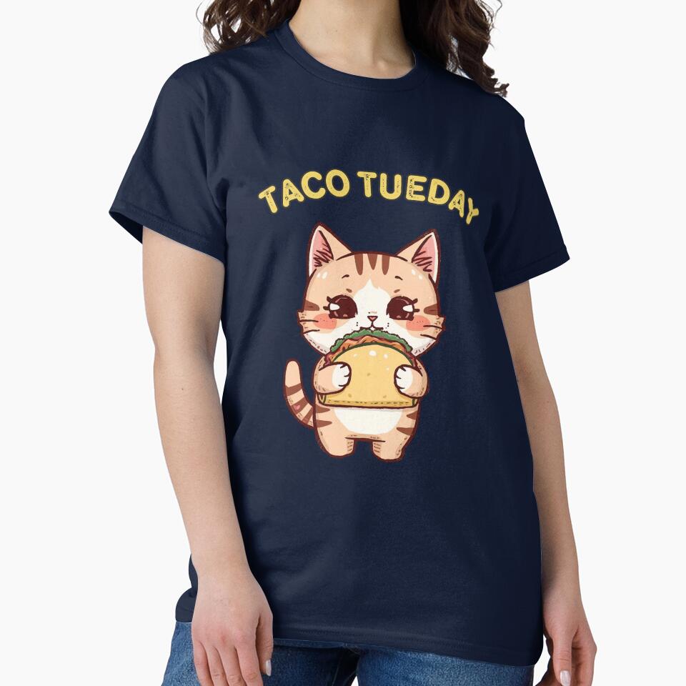 Kawaii Kitty Taco Tuesday by SpacedOutRITZ T-Shirts, Hoodie, Sweatshirt | BlankRebels.com (Image 2)