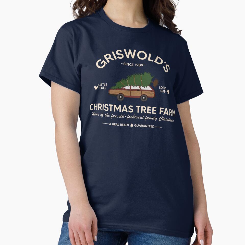 Vintage Griswold Christmas Tree Farm by happyholidayfan T-Shirts, Hoodie, Sweatshirt | BlankRebels.com (Image 2)