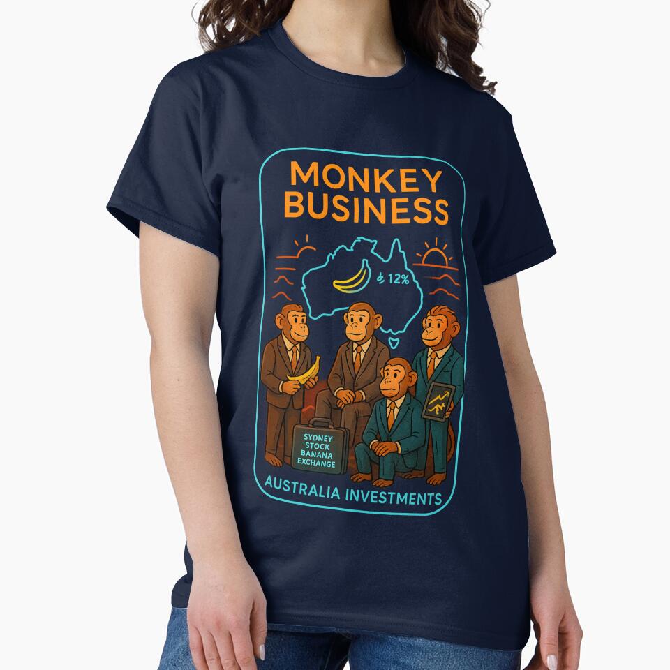MONKEY BUSINESS  – Australia Investments T-Shirt by NAJURE Hoodie, Sweatshirt | BlankRebels.com (Image 2)