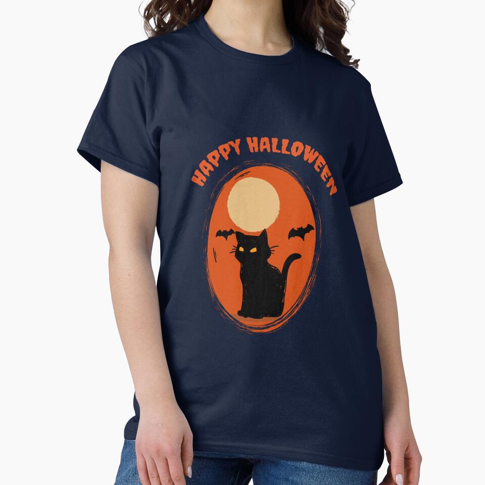 balck cat,halloween,cat by benaouichShop T-Shirts, Hoodie, Sweatshirt | BlankRebels.com (Image 2)
