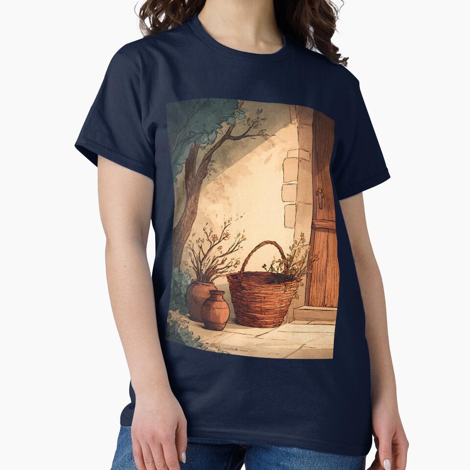 Intricate Cottagecore Basket Weaving Art by bapupa T-Shirts, Hoodie, Sweatshirt | BlankRebels.com (Image 2)
