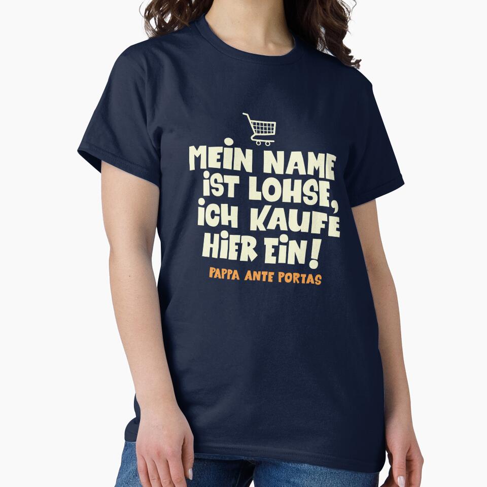 My name is Lohse, I shop here - Loriot - TV Kult - German by Boogosh T-Shirts, Hoodie, Sweatshirt | BlankRebels.com (Image 2)