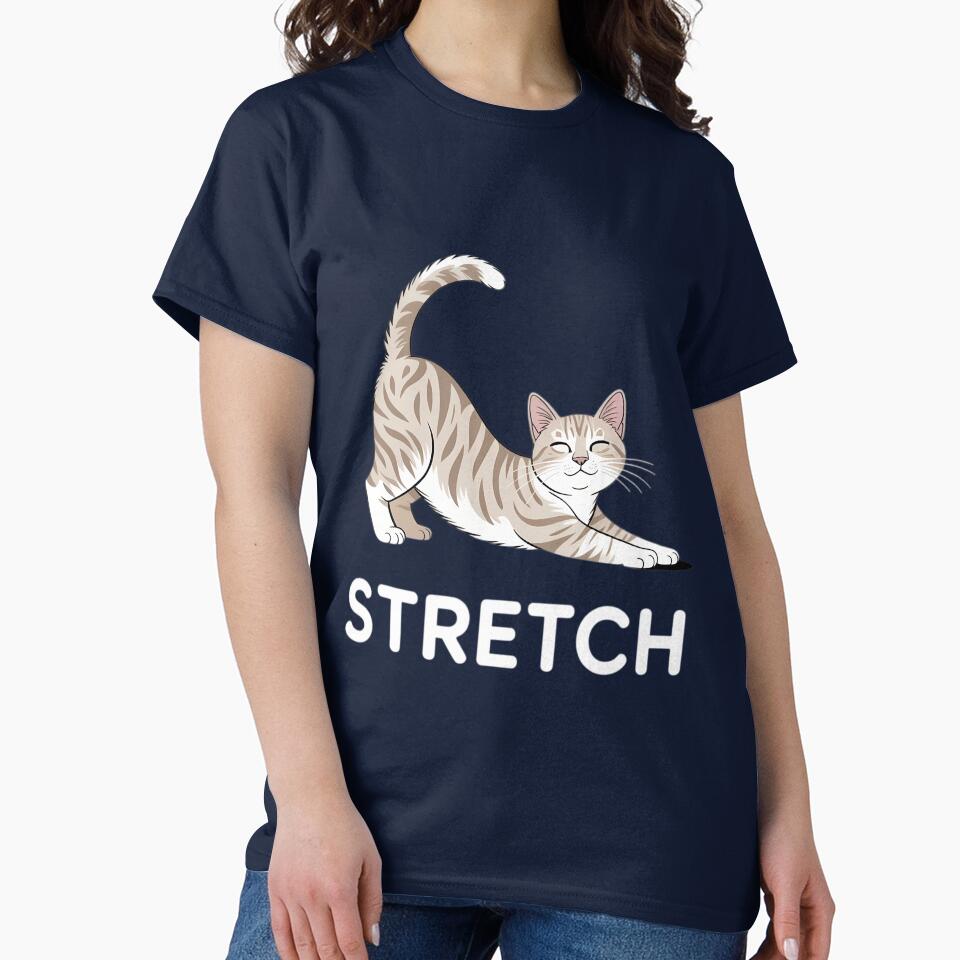Stretch CAT Yoga Calm Balance Cute Animal Yogi by gourpmerzihd T-Shirts, Hoodie, Sweatshirt | BlankRebels.com (Image 2)
