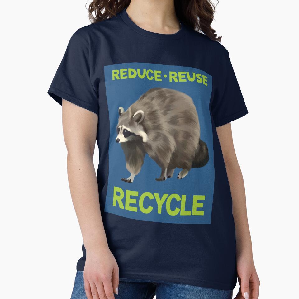 Recycle Raccoon by TheCalmingPants T-Shirts, Hoodie, Sweatshirt | BlankRebels.com (Image 2)