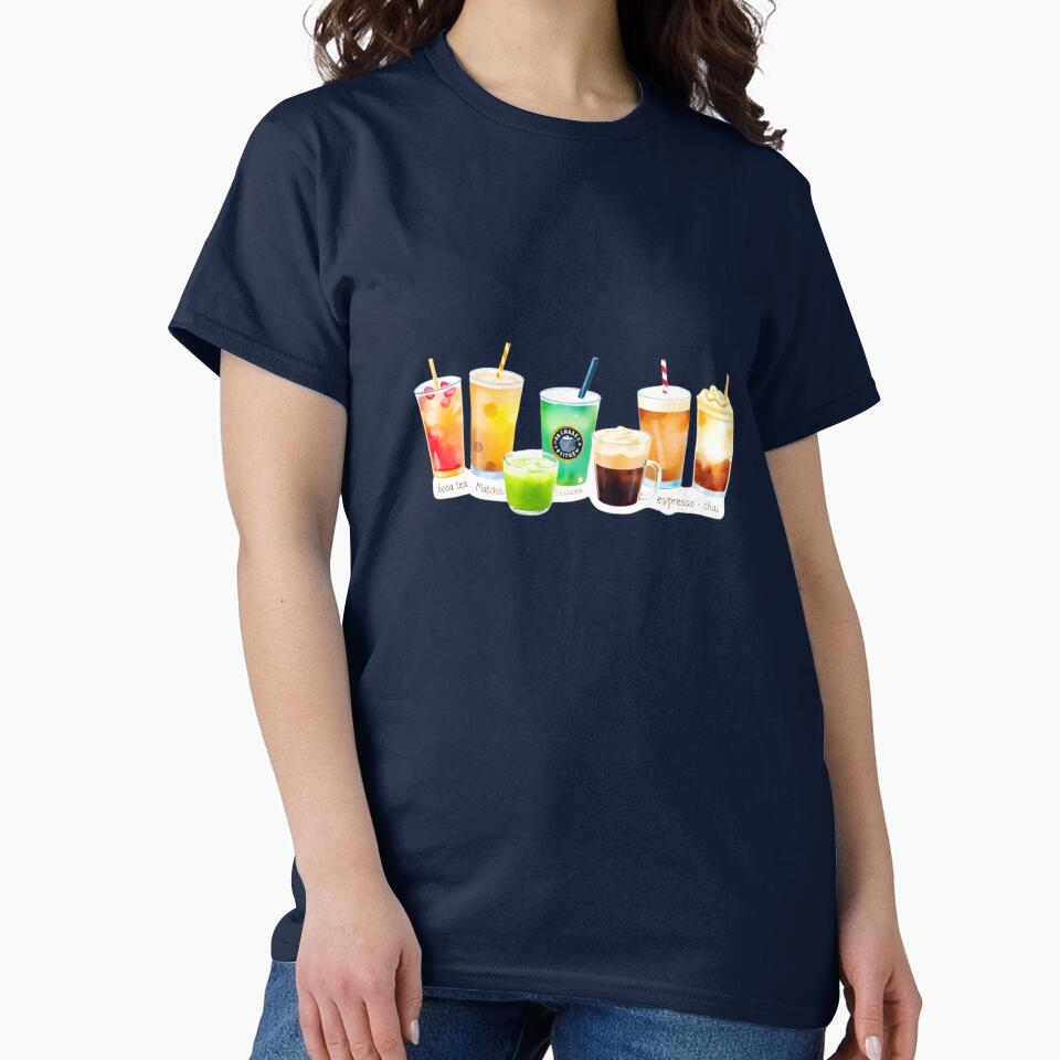 DRINKS #1 BOBA, MATCHA, COFFEE, CHAI ESPRESSO DRINK LOVERS by Arts4U T-Shirts, Hoodie, Sweatshirt | BlankRebels.com (Image 2)