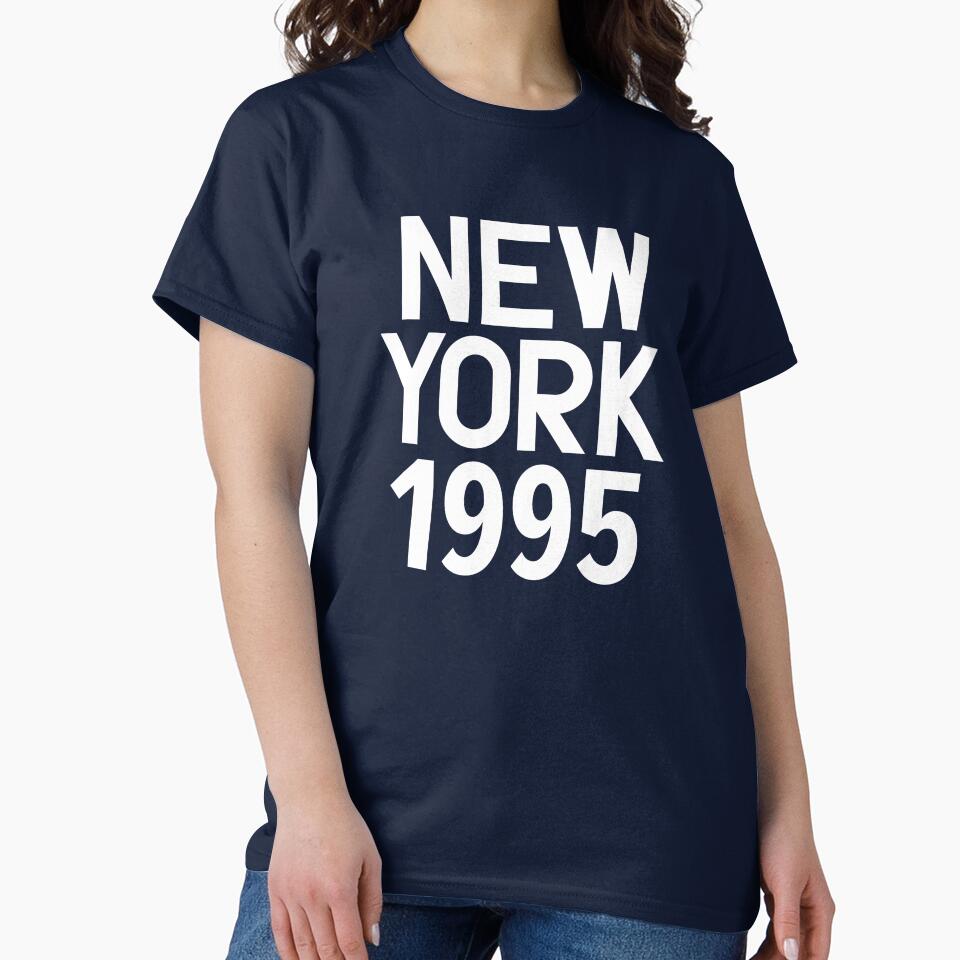 New York Birth Year Series: Modern Typography - New York 1995 by Boogosh T-Shirts, Hoodie, Sweatshirt (Image 2)