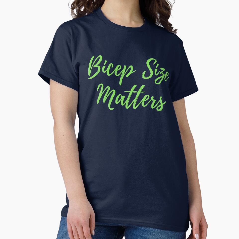 Bicep Size Matters by vishwajeetkhot T-Shirts, Hoodie, Sweatshirt | BlankRebels.com (Image 2)