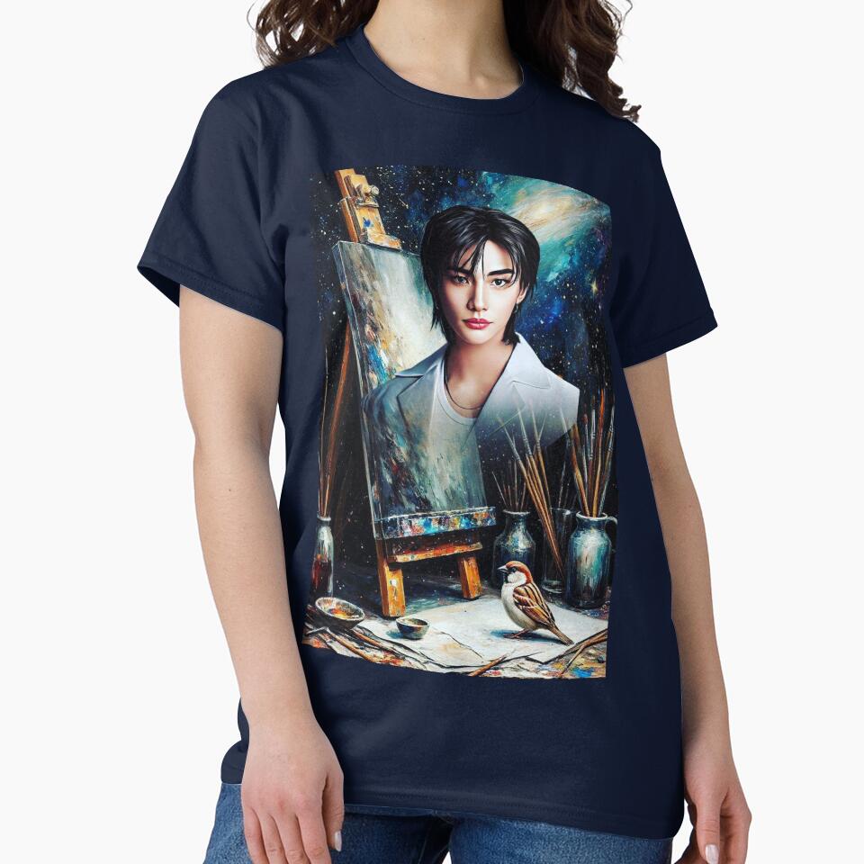 Artistic hyunjin by CraftyGlamazon T-Shirts, Hoodie, Sweatshirt | BlankRebels.com (Image 2)