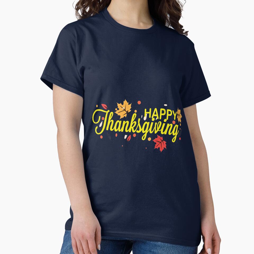 Copy of Happy Thanksgiving Day by creativeMOW T-Shirts, Hoodie, Sweatshirt | BlankRebels.com (Image 2)